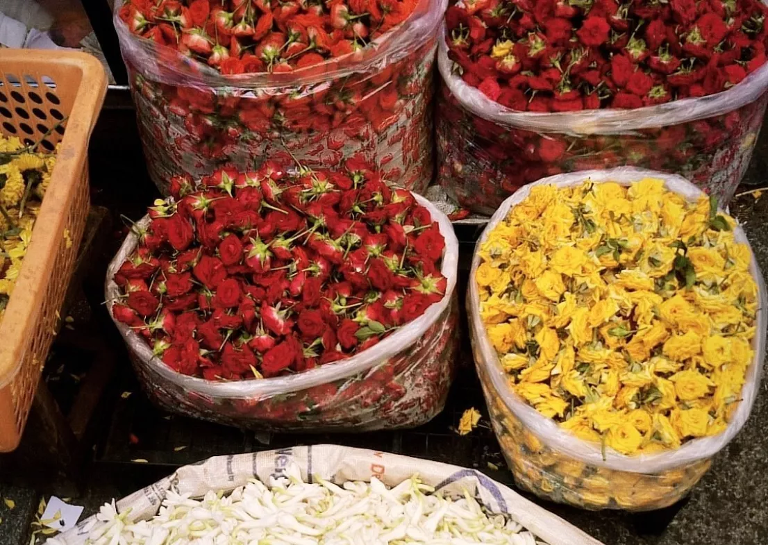 Le splendide marché de Mysore