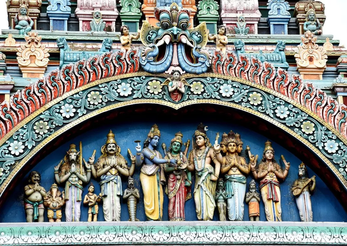 Les temples dravidiens